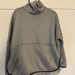 Gray Cowl Neck North Face  Pullover